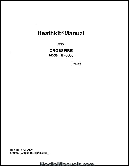 Heathkit HD-3006 Assembly and Instruction Manual